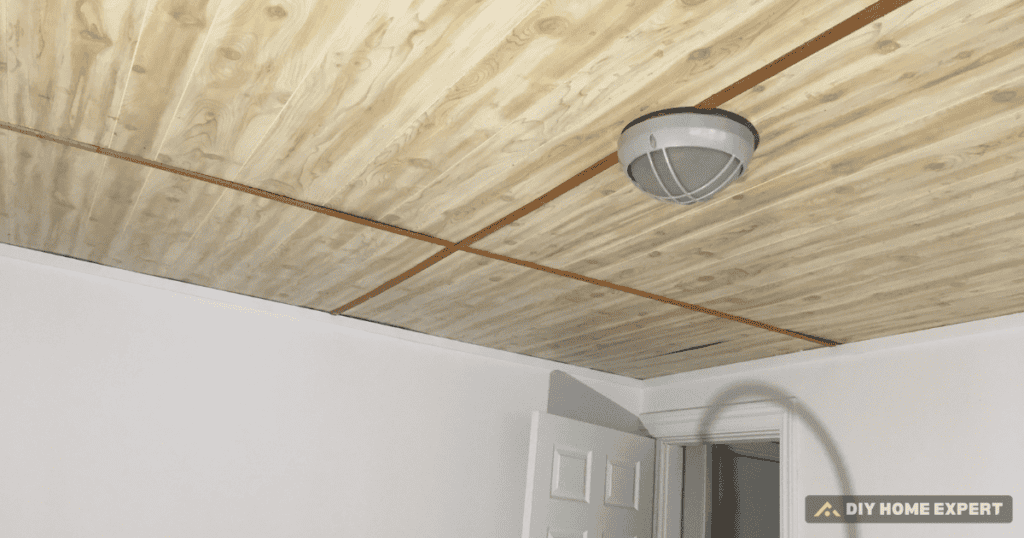 how to cover insulation in basement ceiling
