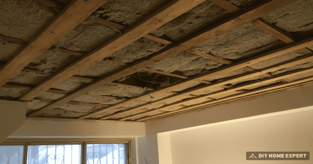 how to install batt insulation in basement ceiling