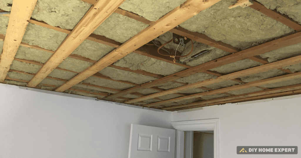 how to install soundproof insulation in basement ceiling